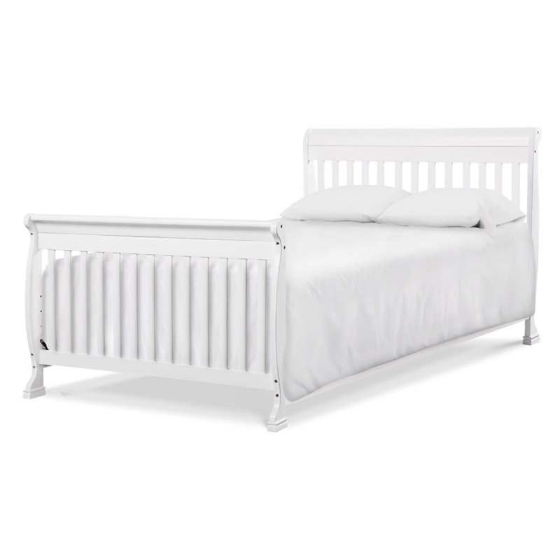 DaVinci Kalani 4in1 Convertible Wood Baby Crib in White M5501W