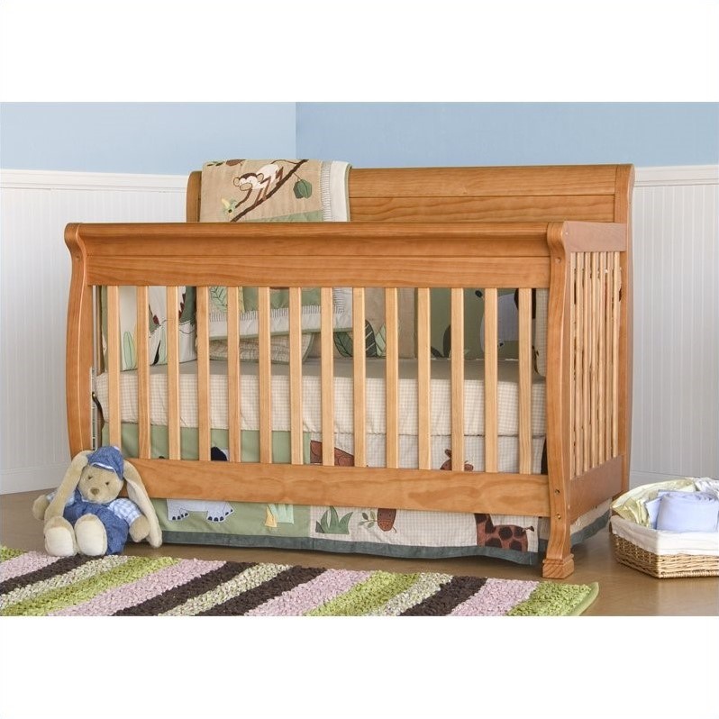 DaVinci Kalani 4in1 Convertible Crib Set w/ Full/Twin Size Rail in