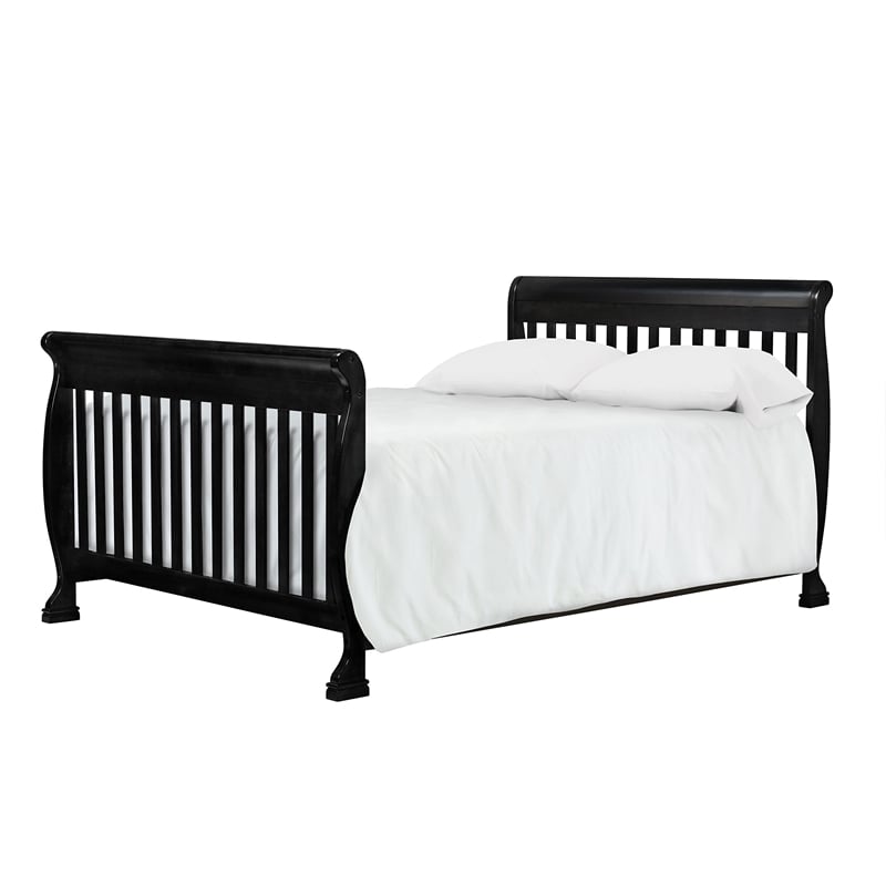 DaVinci Full Twin Size Bed Conversion Kit in Ebony