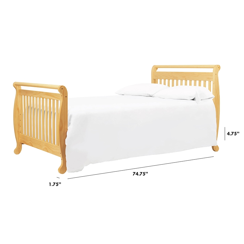 DaVinci Full Twin Size Bed Conversion Kit in Natural