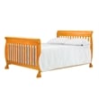 DaVinci Pine Wood Full Twin Size Bed Conversion Kit in Oak