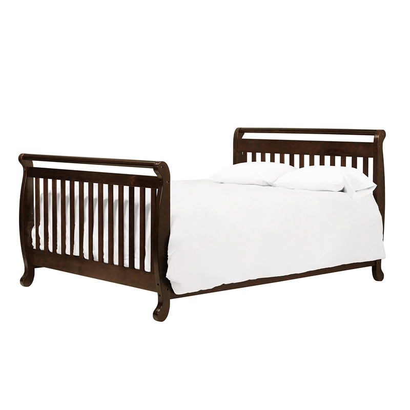 DaVinci Full Twin Size Bed Conversion Kit in Espresso
