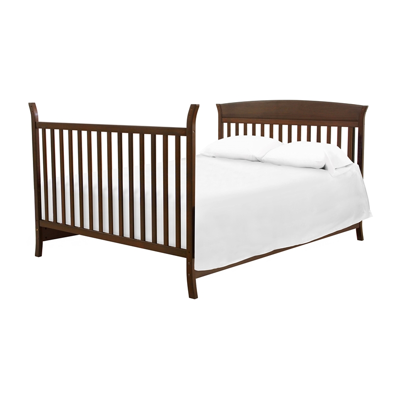 DaVinci Full Twin Size Bed Conversion Kit in Espresso