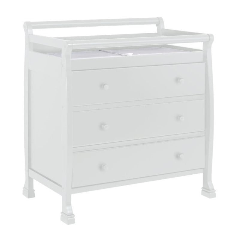 DaVinci Kalani Pine Wood 3 Drawer Changing Table in White   M5555W