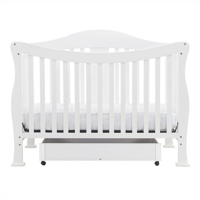 DaVinci Parker 4in1 Convertible Wood Baby Crib with Toddler Rail in