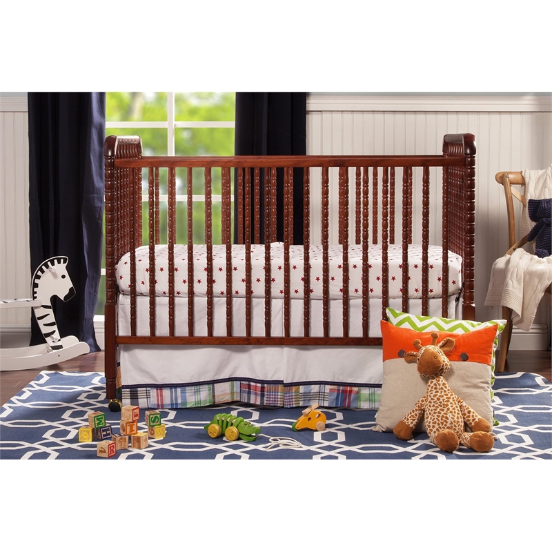 DaVinci Solid Pine Wood Toddler Bed Conversion Rail in Cherry