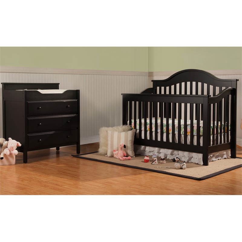 DaVinci Jayden 4in1 Convertible Crib in Ebony M5981E