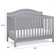 DaVinci Charlie 4 in 1 Convertible Wood Crib in Gray