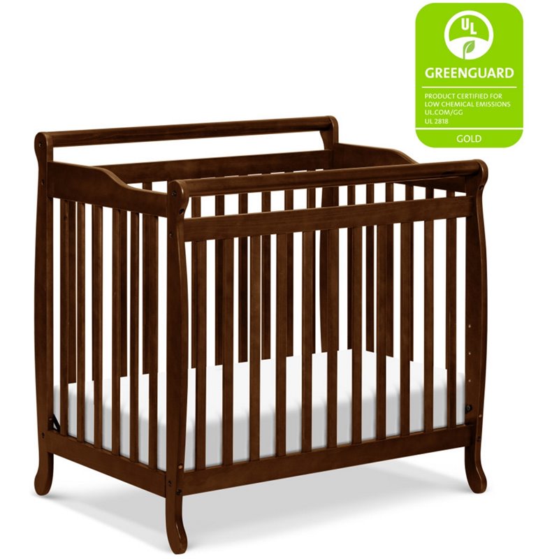 DaVinci Emily 4in1 Convertible Mini Crib in Espresso M4798Q