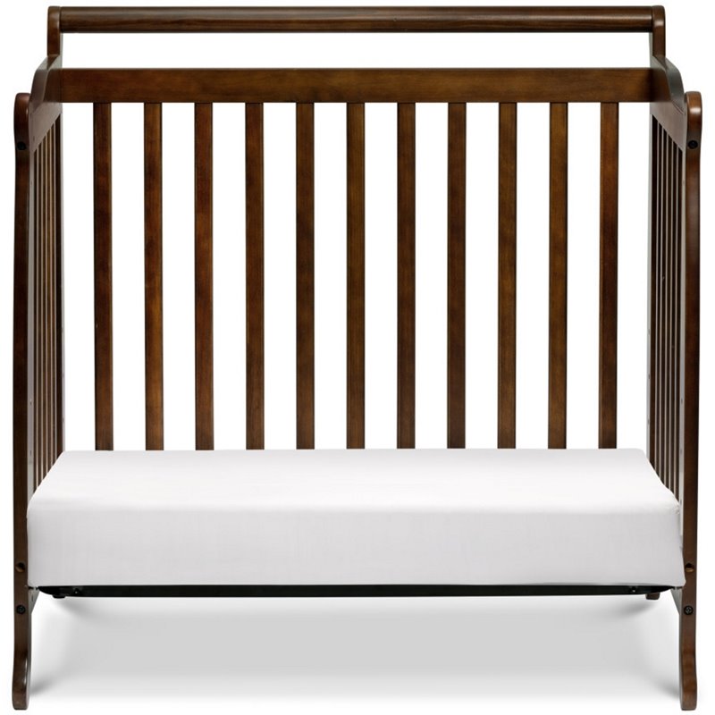 Davinci Emily 4 In 1 Convertible Mini Crib In Espresso M4798q