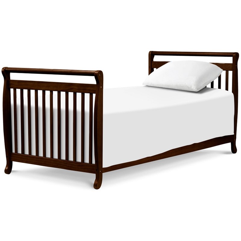 DaVinci Emily 4in1 Convertible Mini Crib in Espresso M4798Q