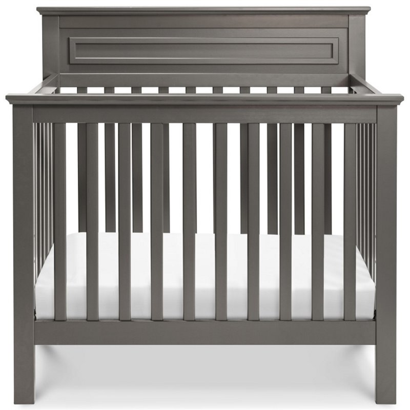 Slate Davinci Autumn 4 In 1 Convertible Mini Crib