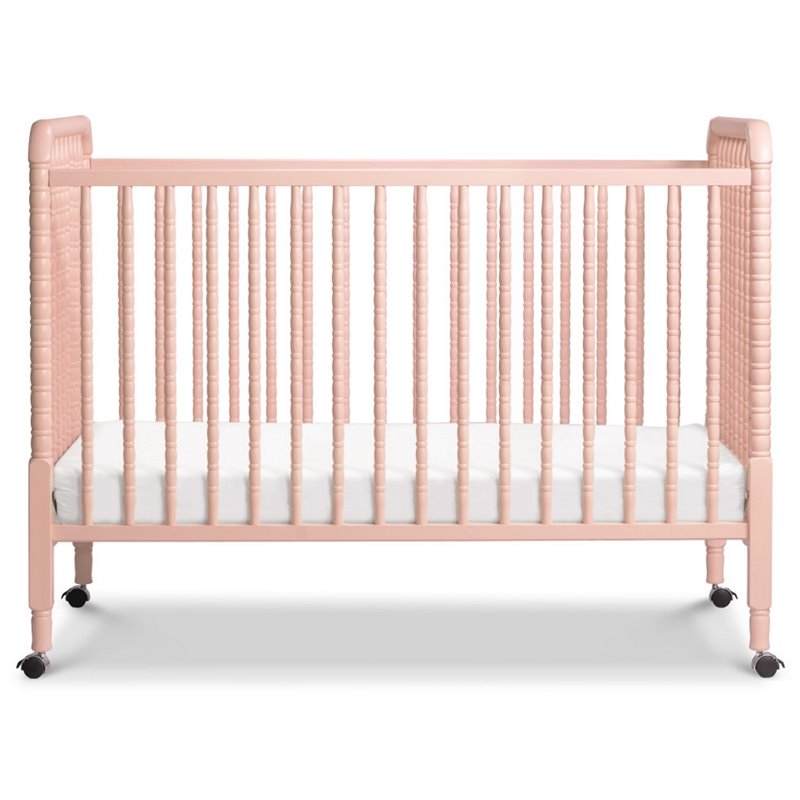 DaVinci Jenny Lind 3-in-1 Convertible Crib in Pink Blush