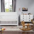 DaVinci Fairway 6-Drawers Pine Wood Double Dresser in Cottage White
