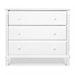 DaVinci Jenny Lind 3-Drawer Spindle Baby Dresser in White