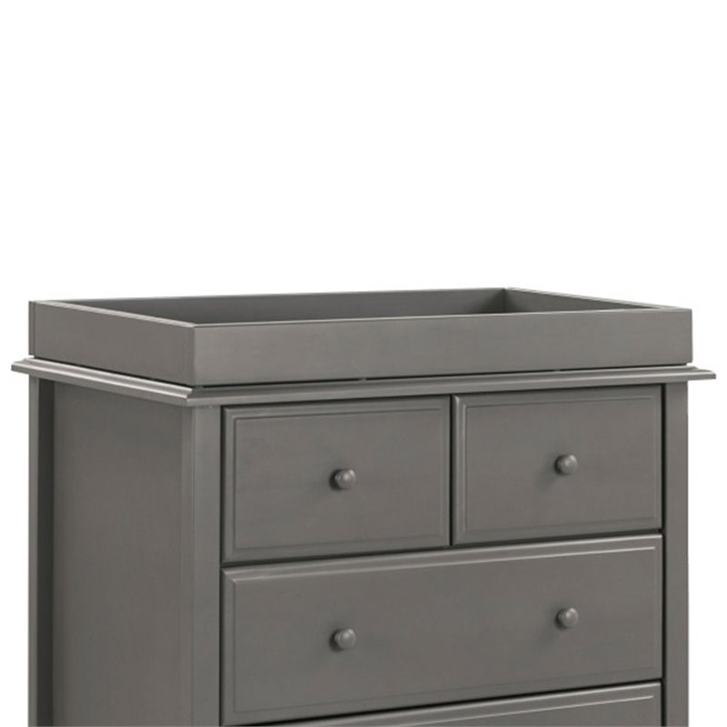 DaVinci Pine Wood Universal Baby Changing Tray in Slate