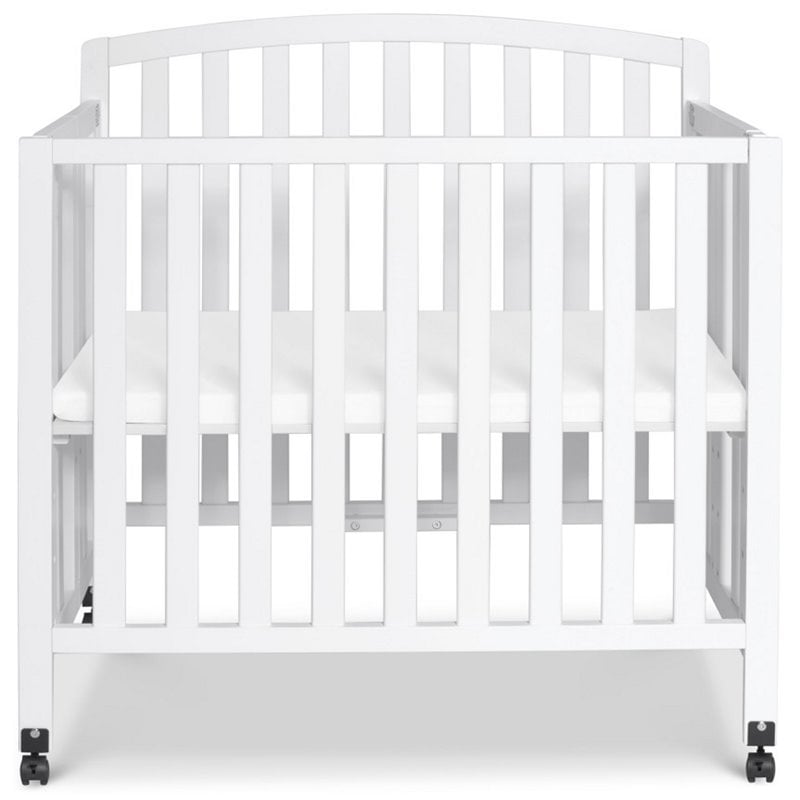 Davinci Dylan Folding Portable 3-in-1 Mini Crib in White