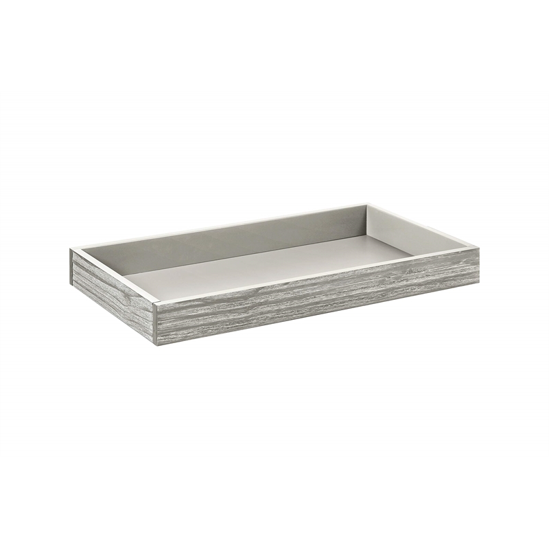 DaVinci Fairway Pine Wood Baby Changing Tray in Cottage Gray