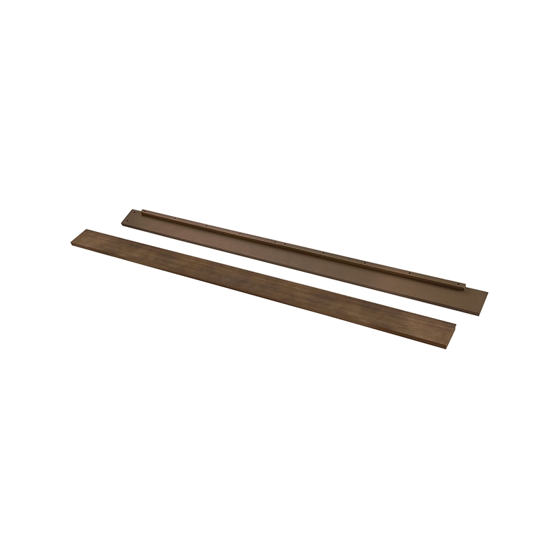 DaVinci Wood Hidden Hardware Twin-Full Size Bed Conversion Kit in Mocha