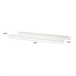DaVinci Hidden Hardware Twin-Full Size Bed Conversion Kit in Warm White