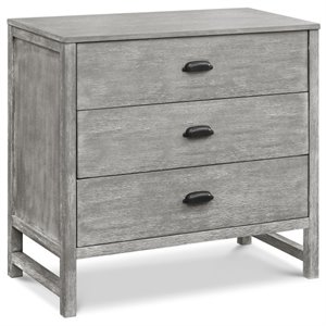 davinci fairway 3 drawer dresser in cottage gray