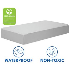 davinci complete slumber waterproof mini crib mattress- firm support