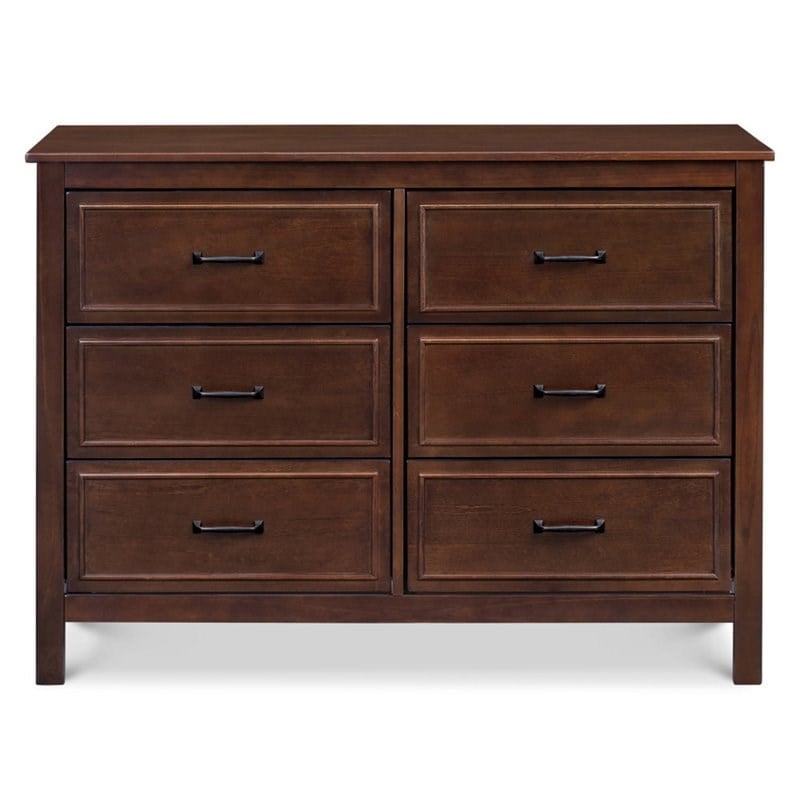 Davinci Charlie 6-Drawer Double Dresser in Espresso