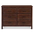 Davinci Charlie 6-Drawer Double Dresser in Espresso