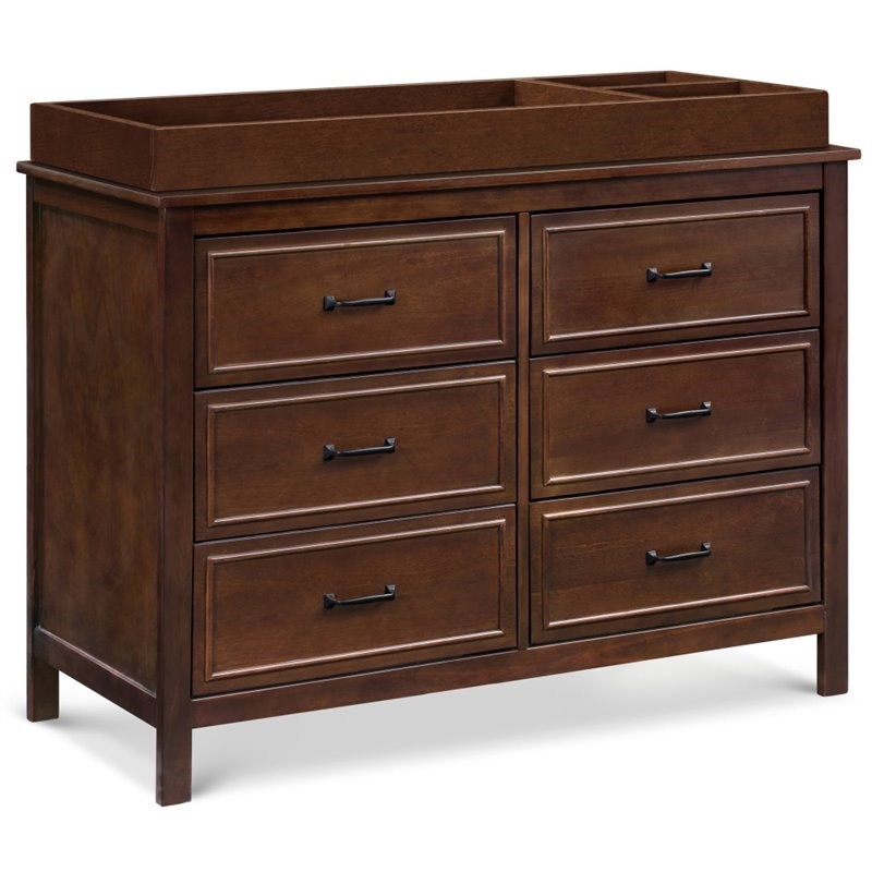 Davinci Charlie 6-Drawer Double Dresser in Espresso