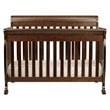 4-in-1 Convertible Crib Set with Dresser Mattress and Changing Tray in Espresso