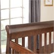 4-in-1 Convertible Crib Set with Dresser Mattress and Changing Tray in Espresso