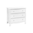 4-in-1 Convertible Crib Set with Dresser Mattress and Changing Tray in White