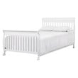 4-in-1 Convertible Crib Set with Dresser Mattress and Changing Tray in White