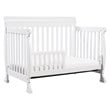 4-in-1 Convertible Crib Set with Dresser Mattress and Changing Tray in White