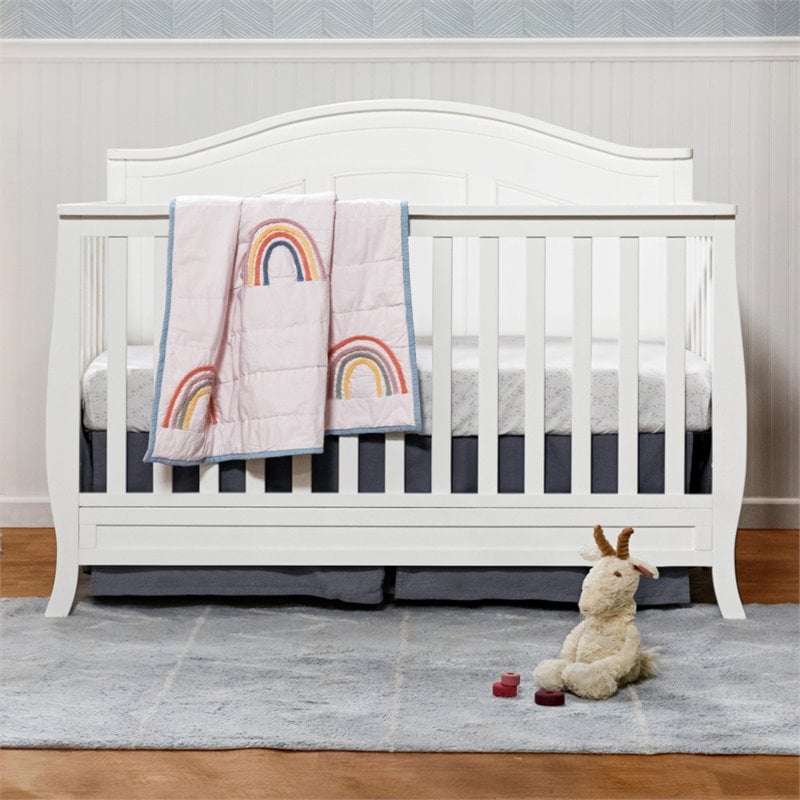 DaVinci Emmett 4 in 1 Convertible Crib in White Cymax Business