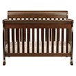 4-in-1 Convertible Classic Crib and Dresser Set with Changing Tray in Espresso