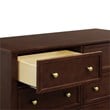 4-in-1 Convertible Classic Crib and Dresser Set with Changing Tray in Espresso