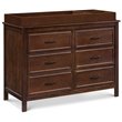 4-in-1 Convertible Crib and Dresser Set with Removable Changing Tray in Espresso