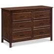 4-in-1 Convertible Crib and Dresser Set with Removable Changing Tray in Espresso