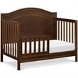 4-in-1 Convertible Crib and Dresser Set with Removable Changing Tray in Espresso