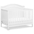4-in-1 Convertible Crib and Dresser Changing Table Set with Mattress in White
