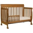 4-in-1 Convertible Classic Crib and Dresser Set with Changing Tray in Chestnut