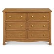 4-in-1 Convertible Classic Crib and Dresser Set with Changing Tray in Chestnut
