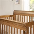 4-in-1 Convertible Classic Crib and Dresser Set with Changing Tray in Chestnut