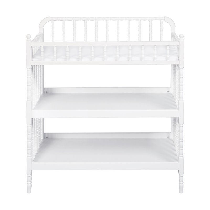 3 in 1 Convertible Crib Set with Matching Changing Table in White