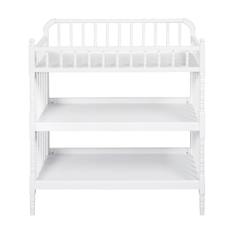 3 in 1 Convertible Crib Set with Matching Changing Table in White