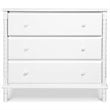 3 in 1 Convertible Crib Set with Matching Dresser in White