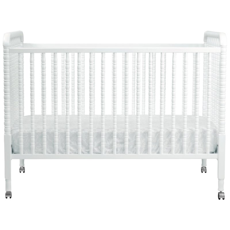 3 in 1 Convertible Crib Set with Matching Dresser in White
