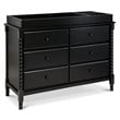 DaVinci Jenny Lind Spindle 6-Drawer Dresser in Ebony