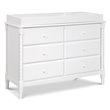 DaVinci Jenny Lind Spindle 6-Drawer Dresser in White